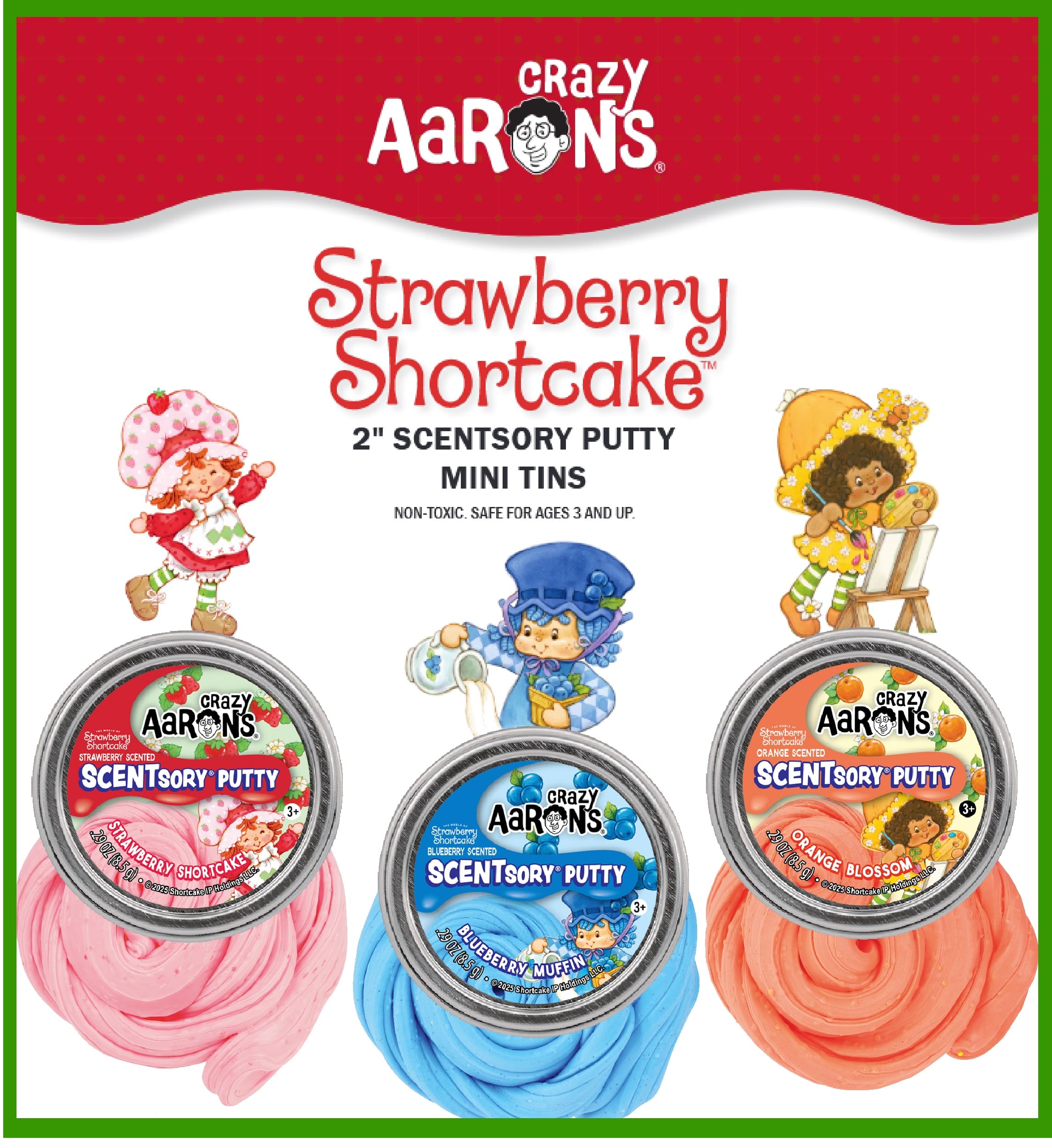 Crazy Aaron's Scent Sory Putty Orange Blossom mini tin for relaxing mindful play.