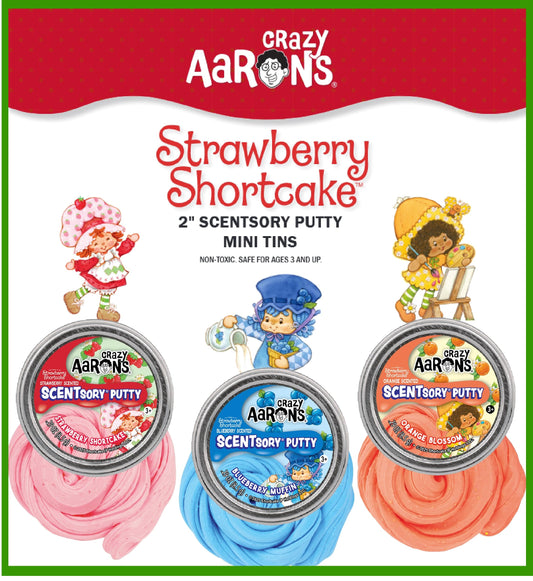 Crazy Aaron's Scent Sory Putty Orange Blossom mini tin for relaxing mindful play.