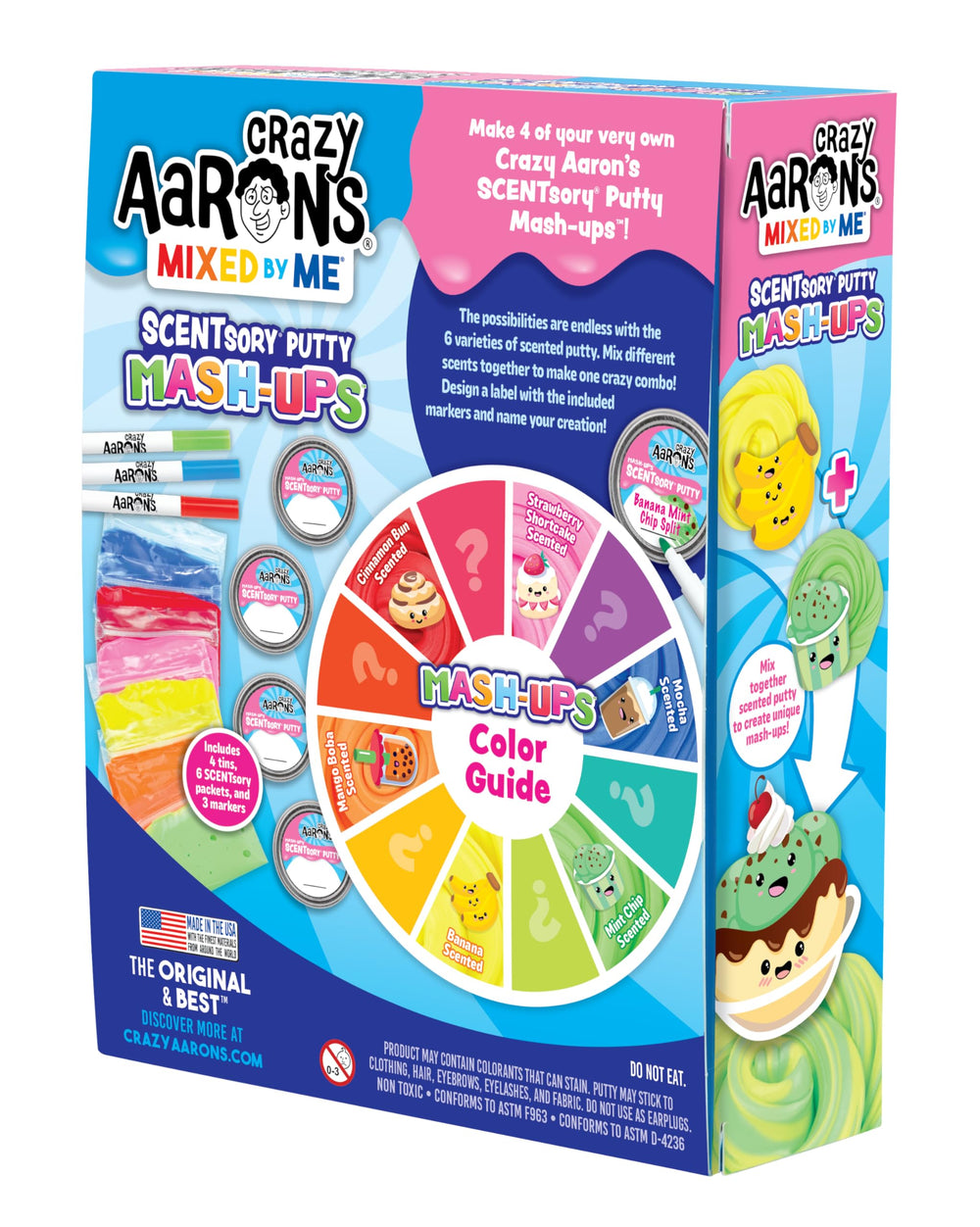 Crazy Aaron's Scentsory Mashups birthday cake putty with festive aroma