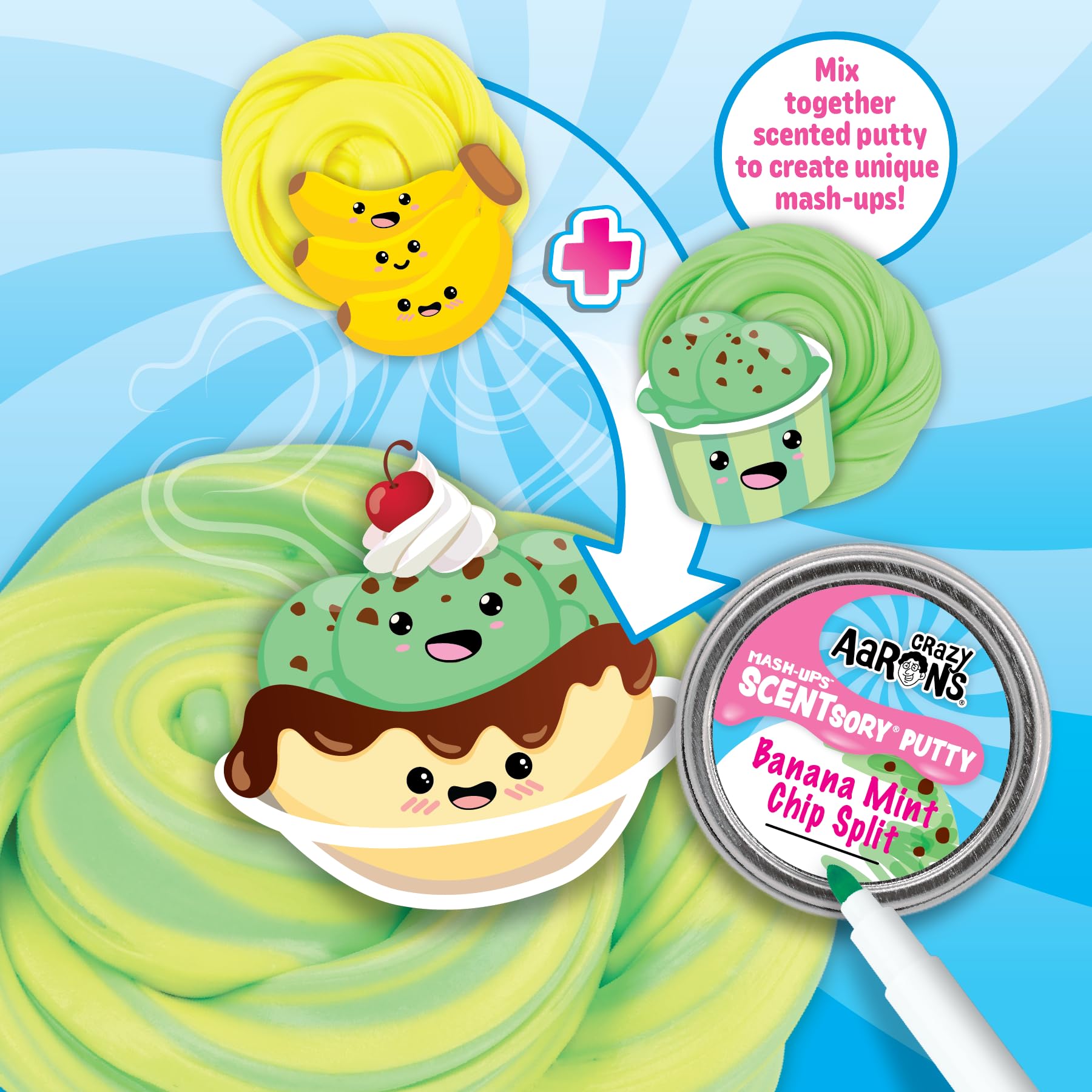 Crazy Aaron's Scentsory Mashups markers for naming and decorating creations