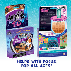Bounce-ready Brown Sugar Boba putty with bead texture for dynamic play.