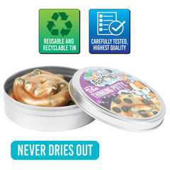 Tear and sculpt Brown Sugar Boba putty with bead accents for imaginative play.
