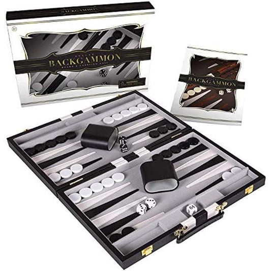 Crazy Games leatherette case with soft interior protects the set during travel