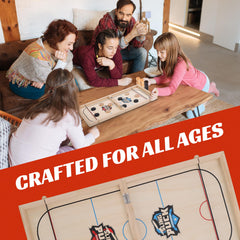 Crazy Games Premium wood material close-up highlights quality construction.