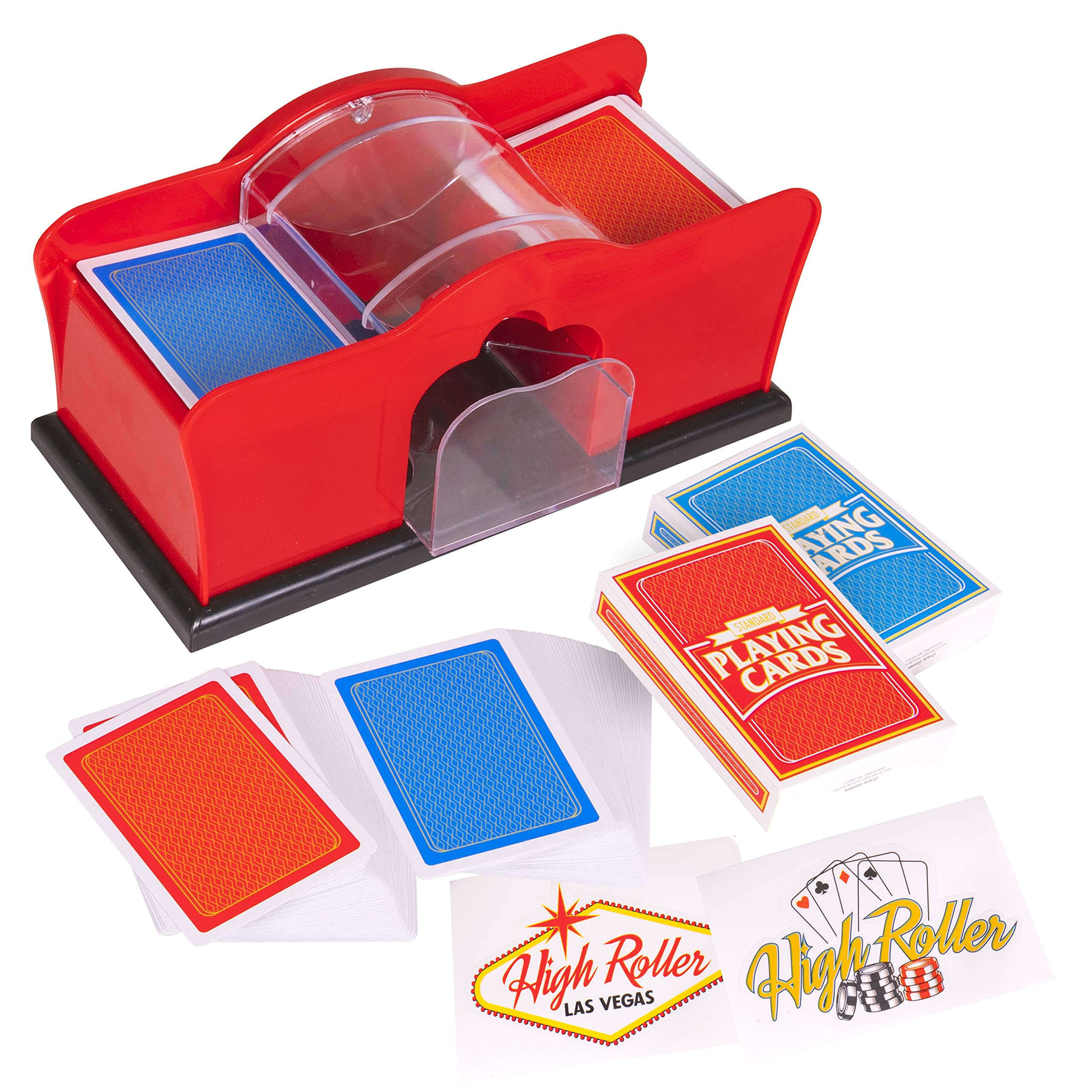 Durable Crazy Games Red Shuffler close-up highlighting construction