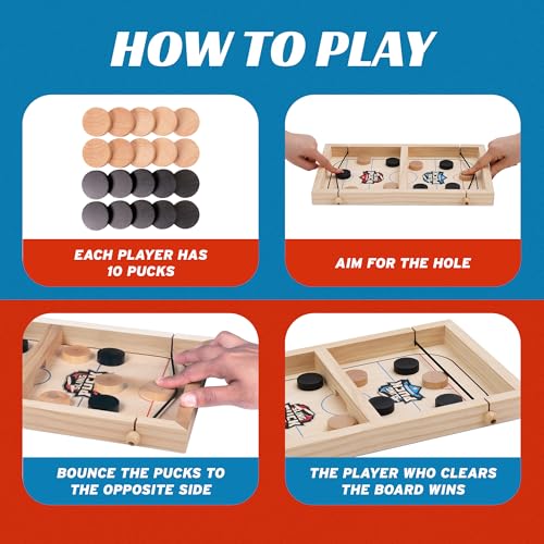 Crazy Games wood frame premium finish with safe rounded edges