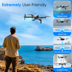 CrazyNov drone with bottom optical flow sensor stabilizes hover over varied terrain