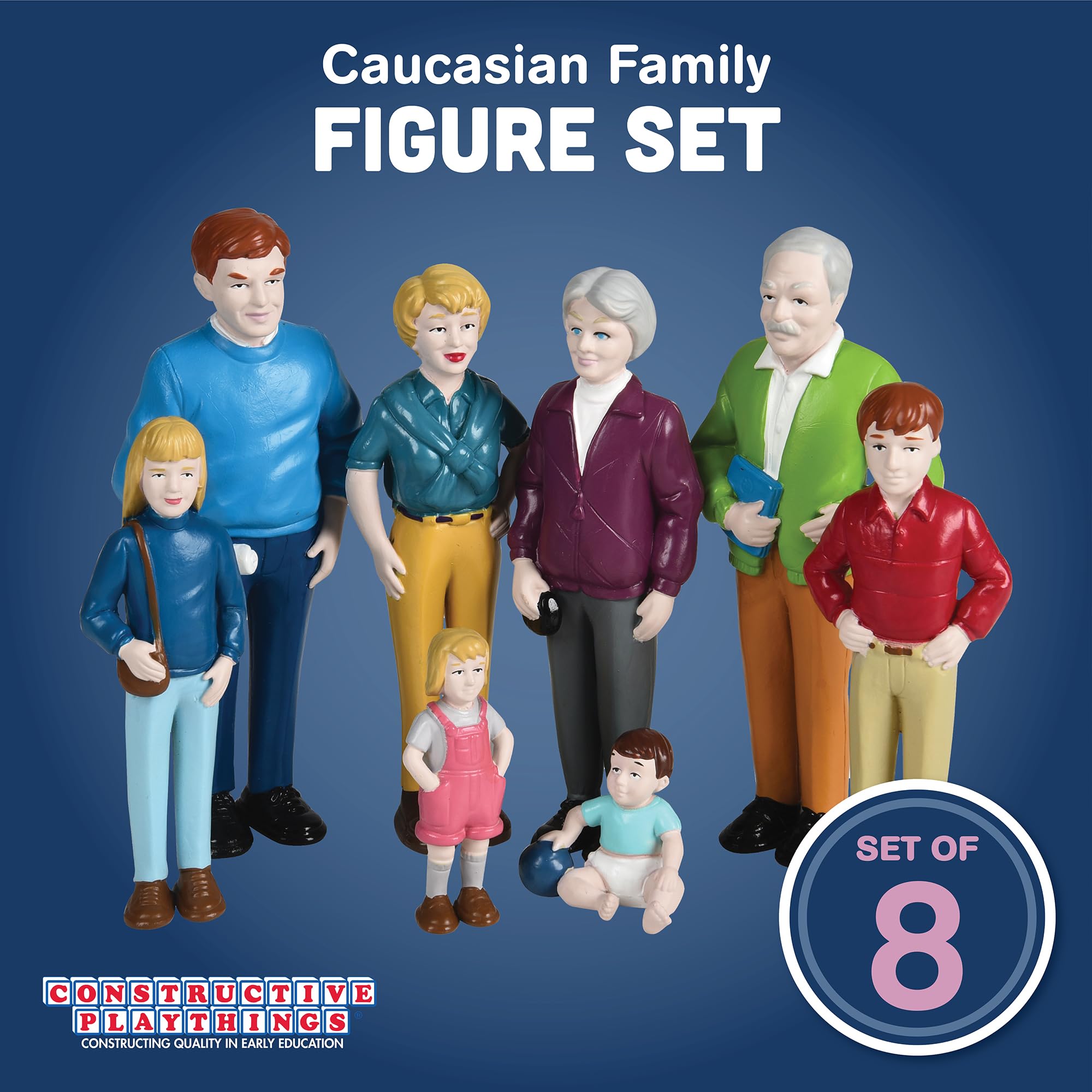 Cre8tive Minds Marvel Education Caucasian family child figure boosts imaginative storytelling.