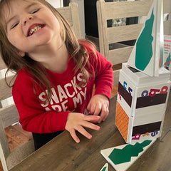 CreateOn Chicka Chicka Boom Boom colorful bricks inspire creativity and endless play.