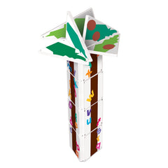 CreateOn Chicka Chicka Boom Boom durable set stored neatly in a sturdy box.