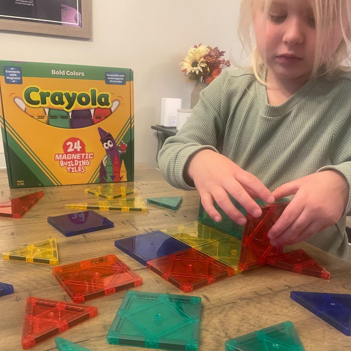 CreateOn Crayola Bold tiles showcasing color-rich designs that spark early STEM exploration.