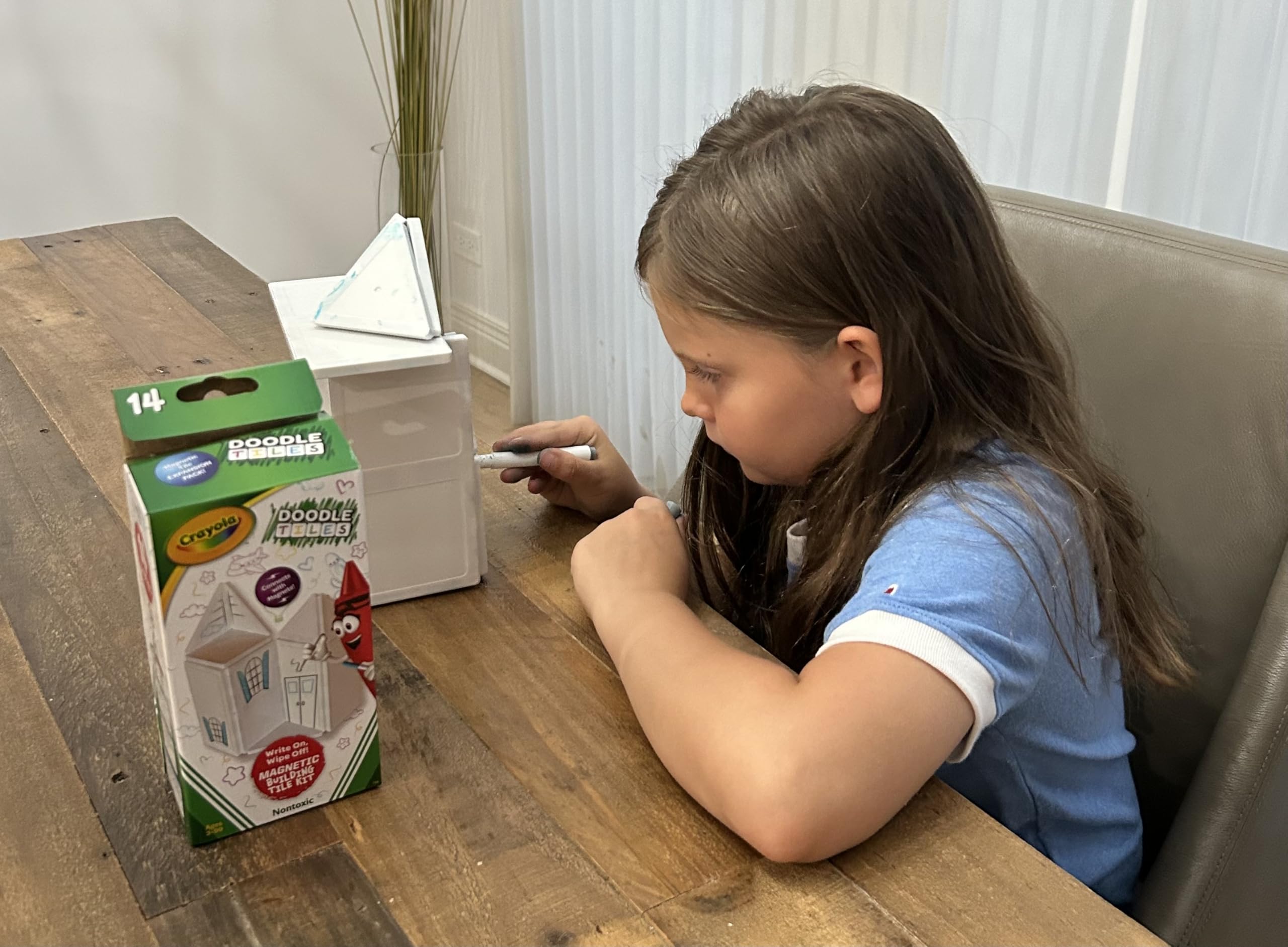 CreateOn Crayola Doodle Tiles kid-friendly design aids easy playtime
