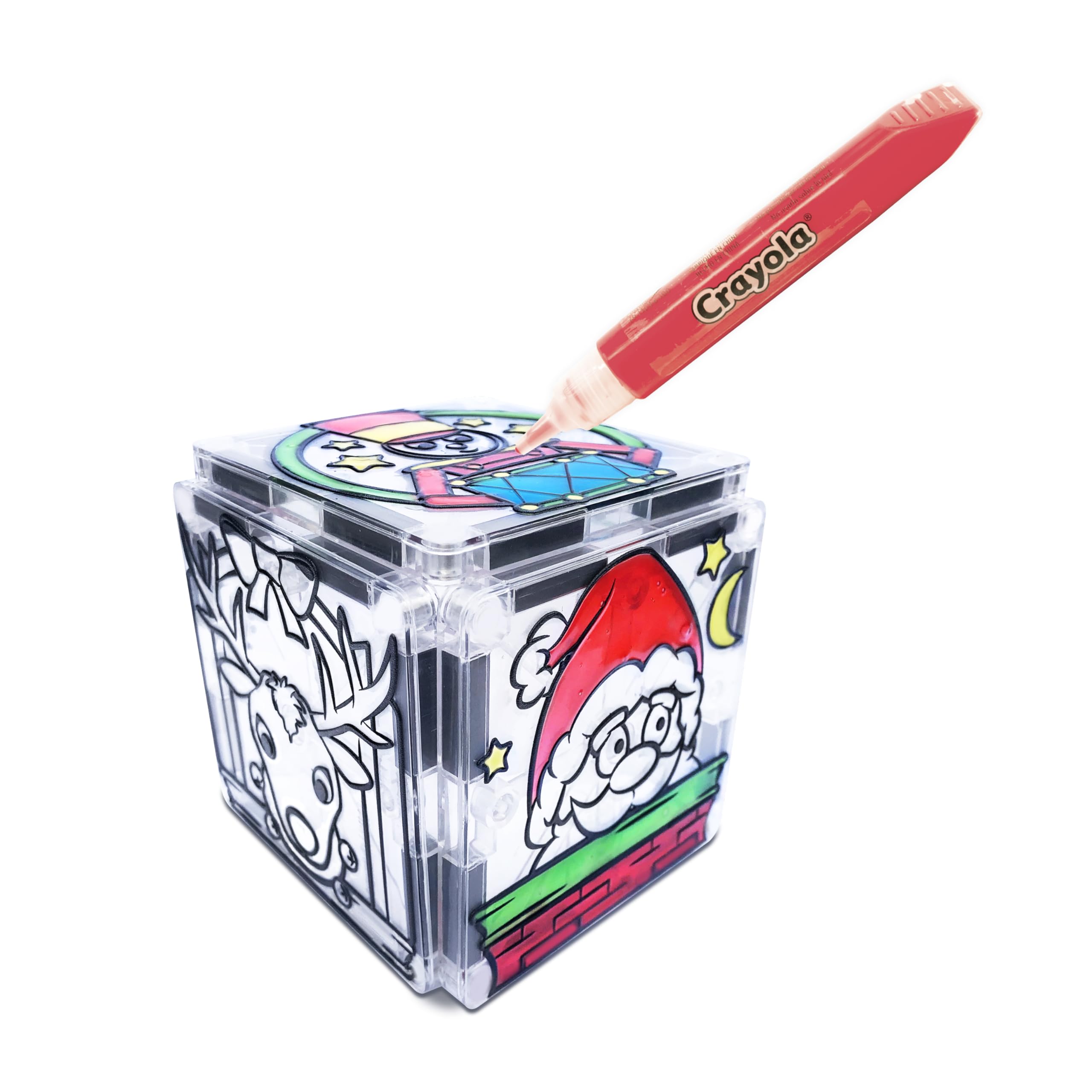 CreateOn Crayola PaintOn hands-on tiles encourage fine motor skills through building.