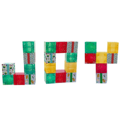 Close-up of magnetic connectors on Crayola PIP Cubes for quick builds.