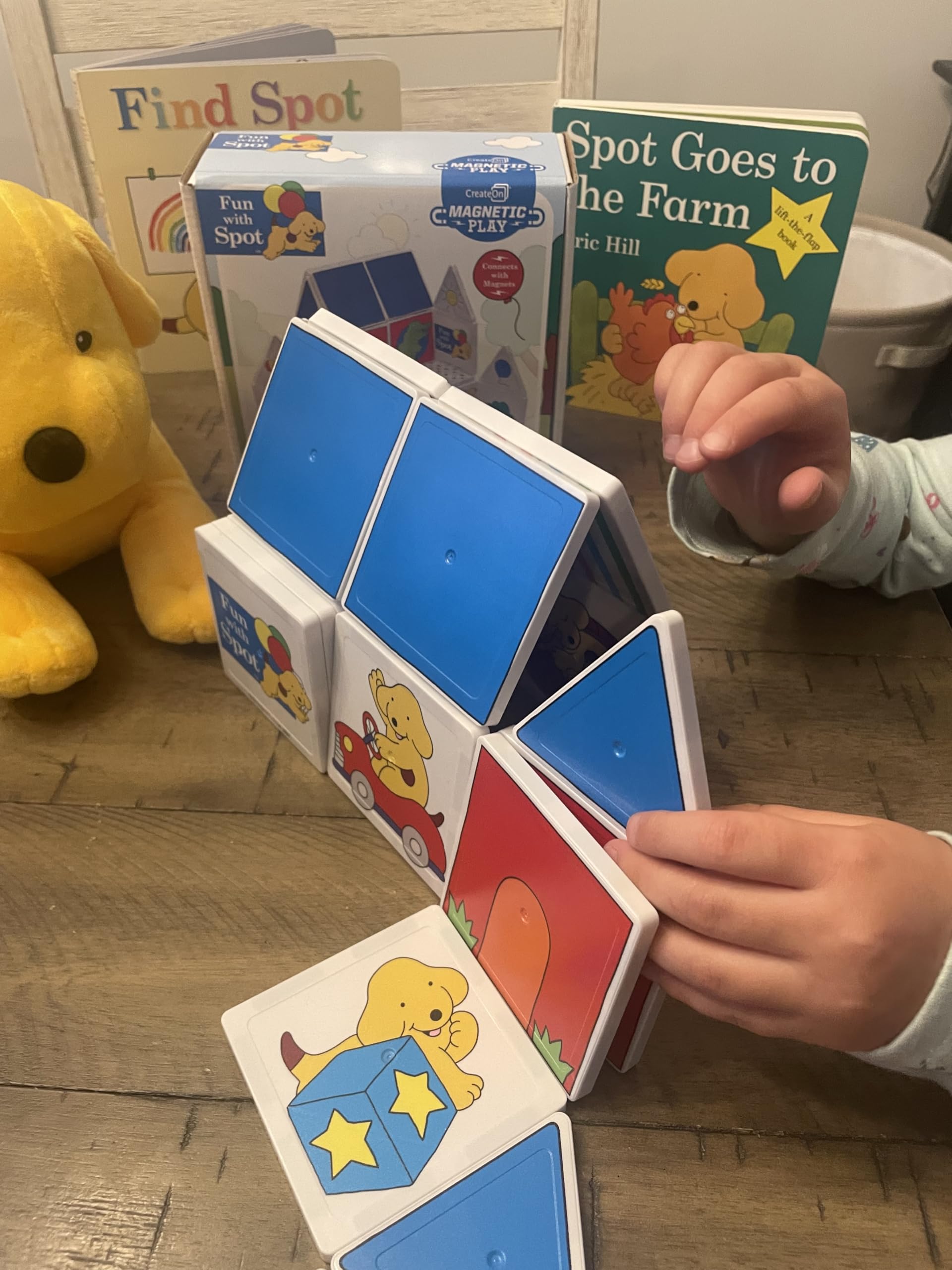 Double-sided colorful CreateOn tiles designed for engaging learning