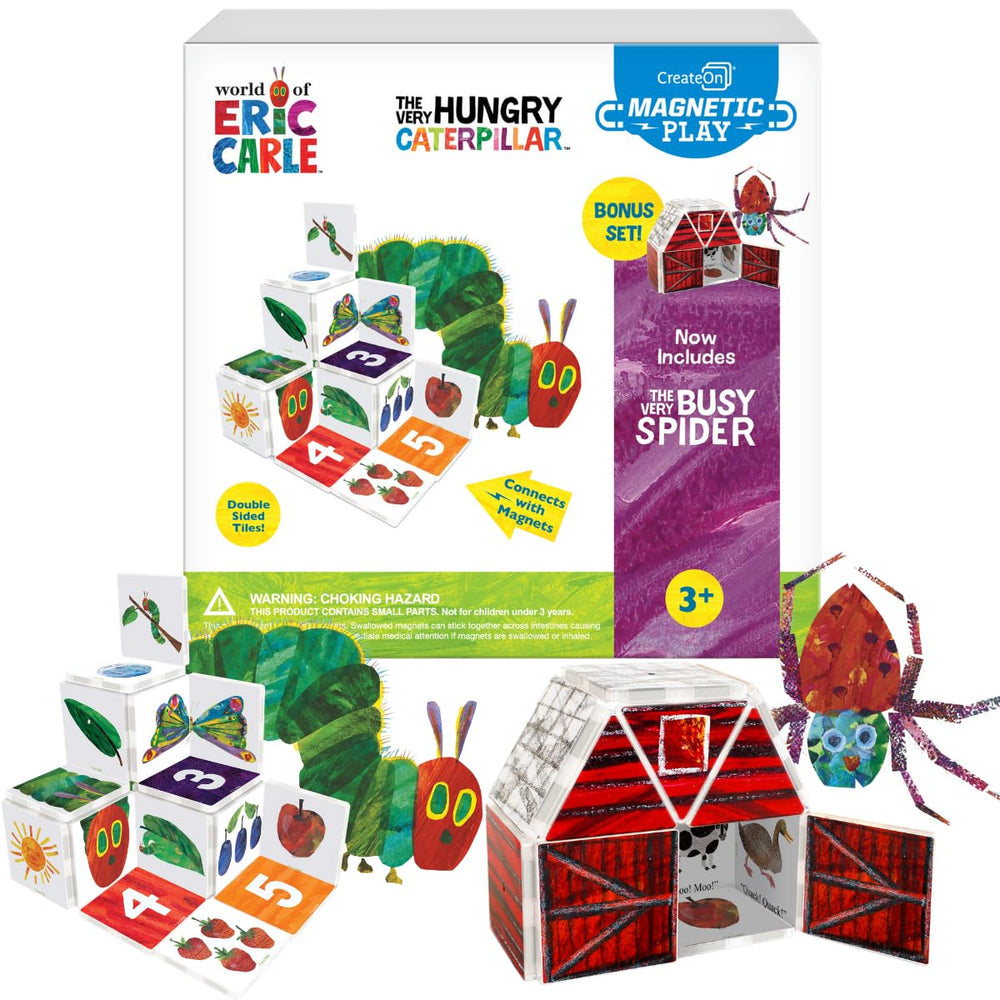 CreateOn Eric Carle Very Hungry Caterpillar tiles for storytelling play