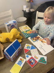 Imaginative play with CreateOn Spot tiles supports creative thinking