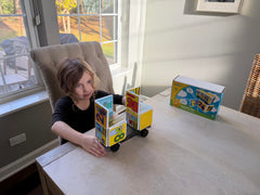 CreateOn Sesame Street building tiles promote hands-on design and spatial awareness.