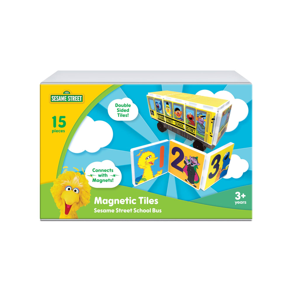 CreateOn Sesame Street Elmo tiles invite kids to build scenes and practice counting.