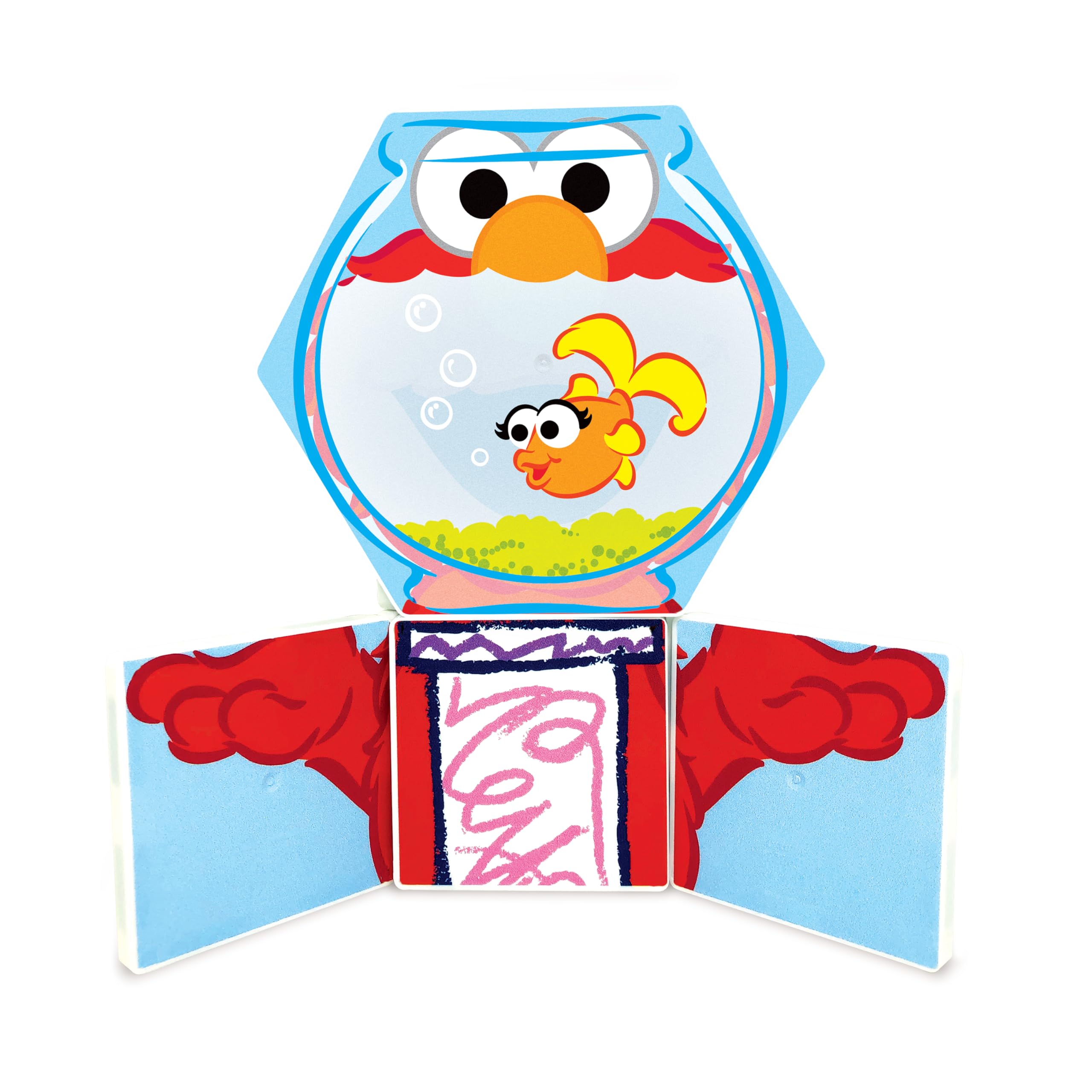 CreateOn Sesame Street magnets with Grover support collaborative play and spatial reasoning.