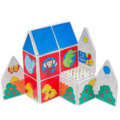 STEM learning with geometry-friendly CreateOn tiles featuring Spot theme