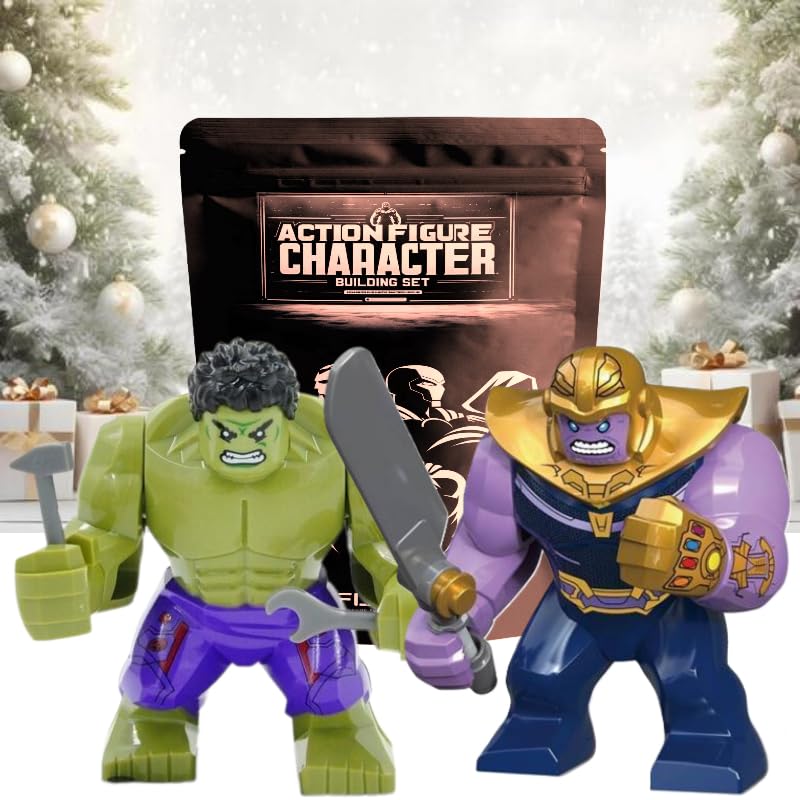 Creatiles HuIk vs Thanos 2 pack on display for collection.