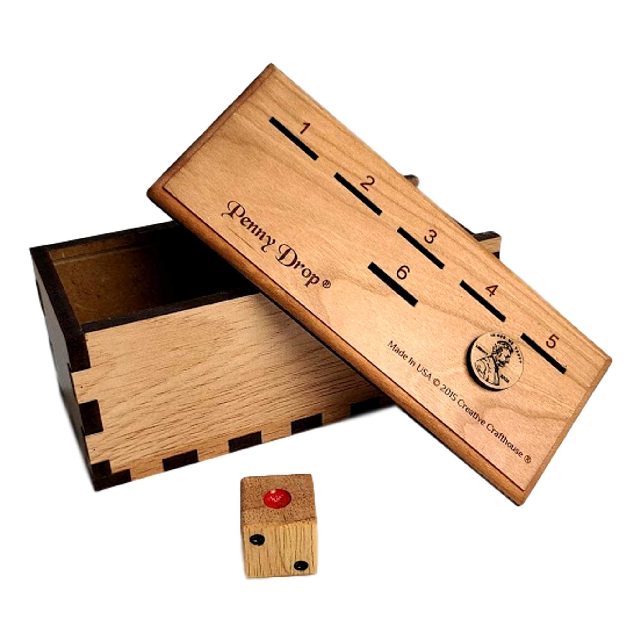 Creative Crafthouse Penny Drop Game premium dice detail highlights handmade quality