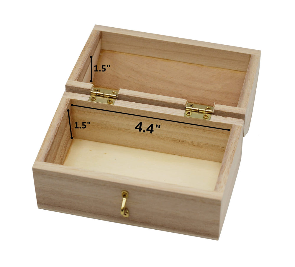 Creative Hobbies fully assembled treasure box ready to decorate and use