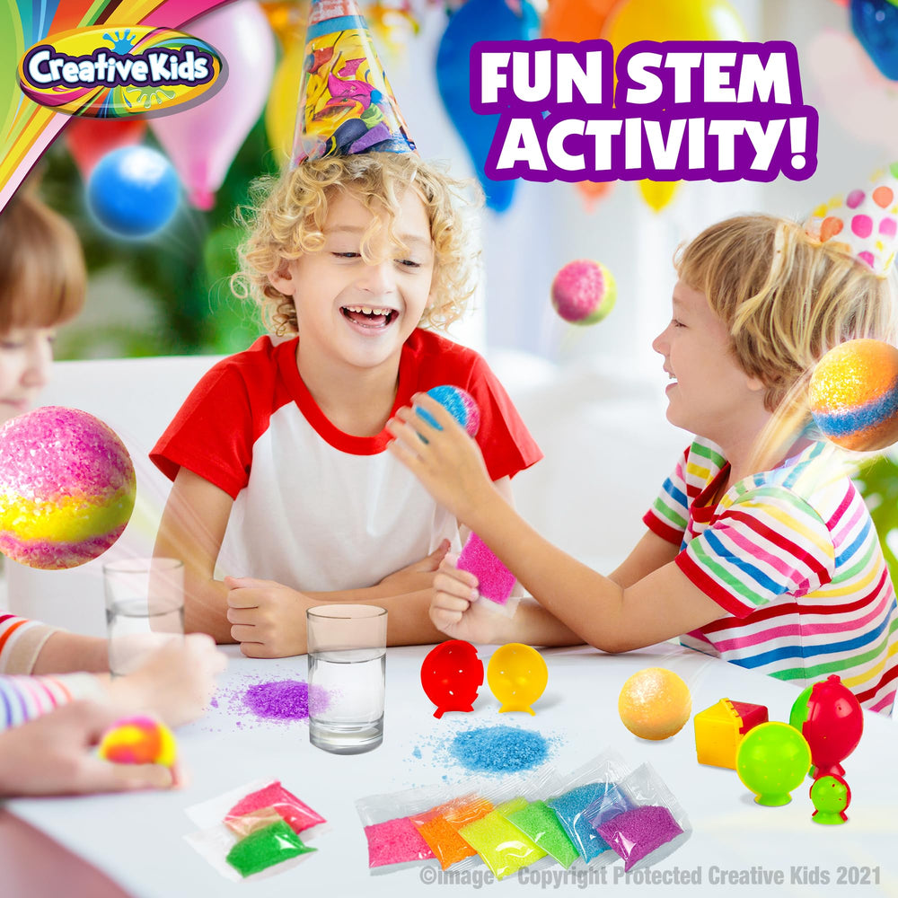 Completed Creative Kids Magic Bouncy Balls stored to maintain elasticity