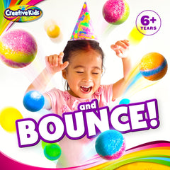 Neon crystal powders in six colors for Creative Kids Magic Bouncy Balls
