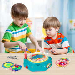 Creative Kids Spin n Splatter metallic paints add shine to crafts