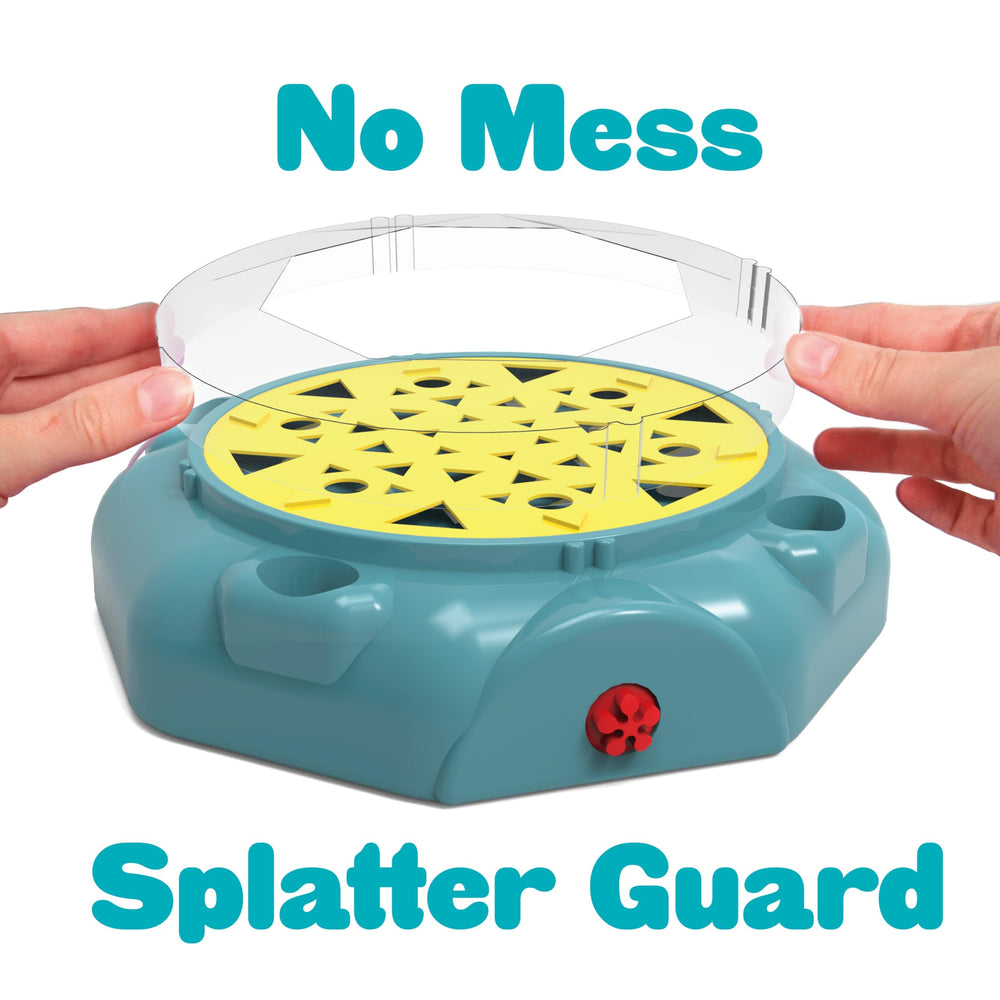 Creative Kids Spin n Splatter splatter guard helps keep art time tidy