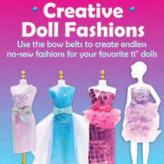 Creativity for Kids Glam Studio dress designs on a stylish mannequin