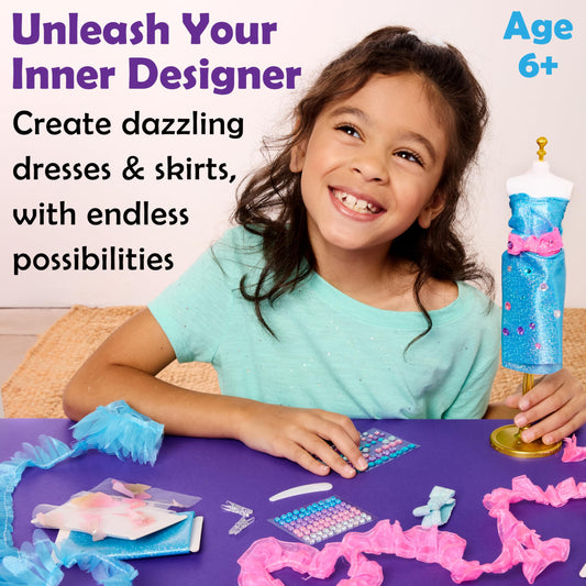 Creativity for Kids Glam Studio sparkly fabrics to spark fashion ideas