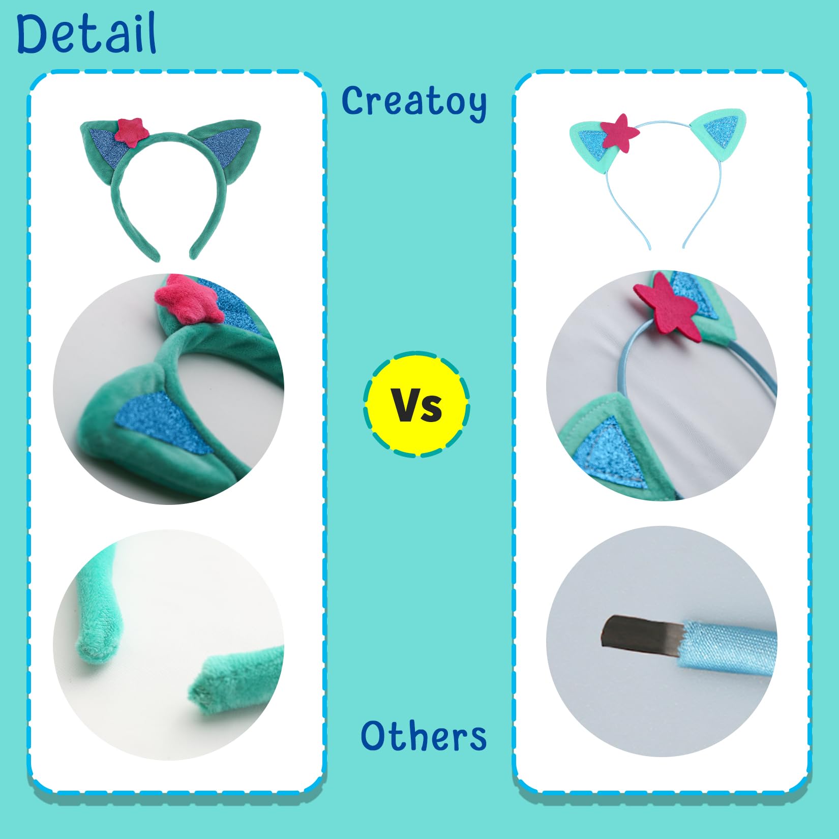Girls wearing Creatoy dress-up accessories enhance imaginative play and party styling.