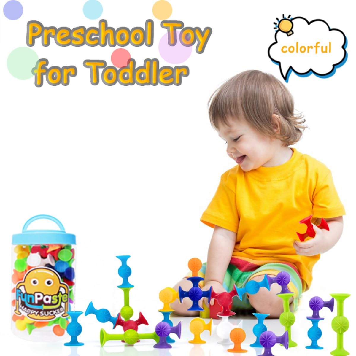 CreateView no-hole silicone bath toy reduces water pooling and dries quickly