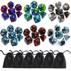 CREEBUY DND dice set assembly shows durable, balanced polyhedral dice for tabletop gaming.