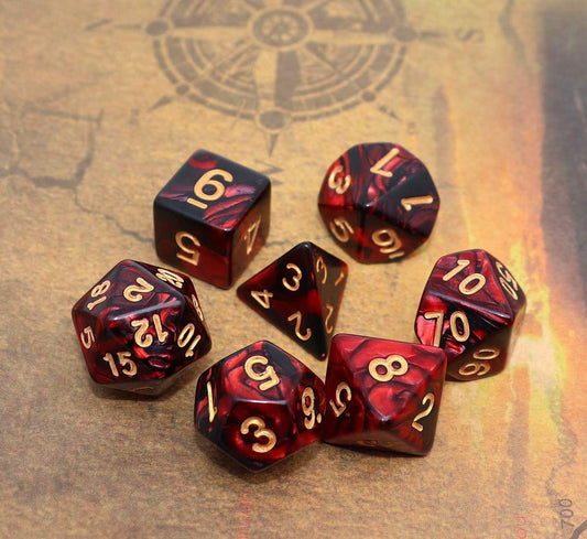 CREEBUY DND dice with D20 focus highlights precision and quick rolls.