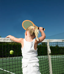 Crefotu soft balls included, safe practice companions for toddlers learning friendly tennis dribbles.
