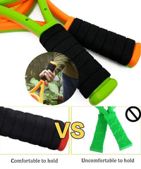 Crefotu tennis balls included, well-suited for indoor/outdoor learning games and bouncing fun.