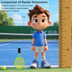 Crefotu lightweight racket and soft balls support easy handling for small hands and growing coordination.