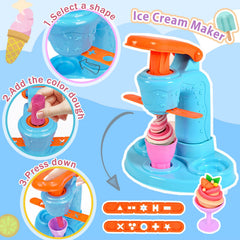 Crelloci 3 in 1 color dough pasta tool for imaginative kitchen adventures