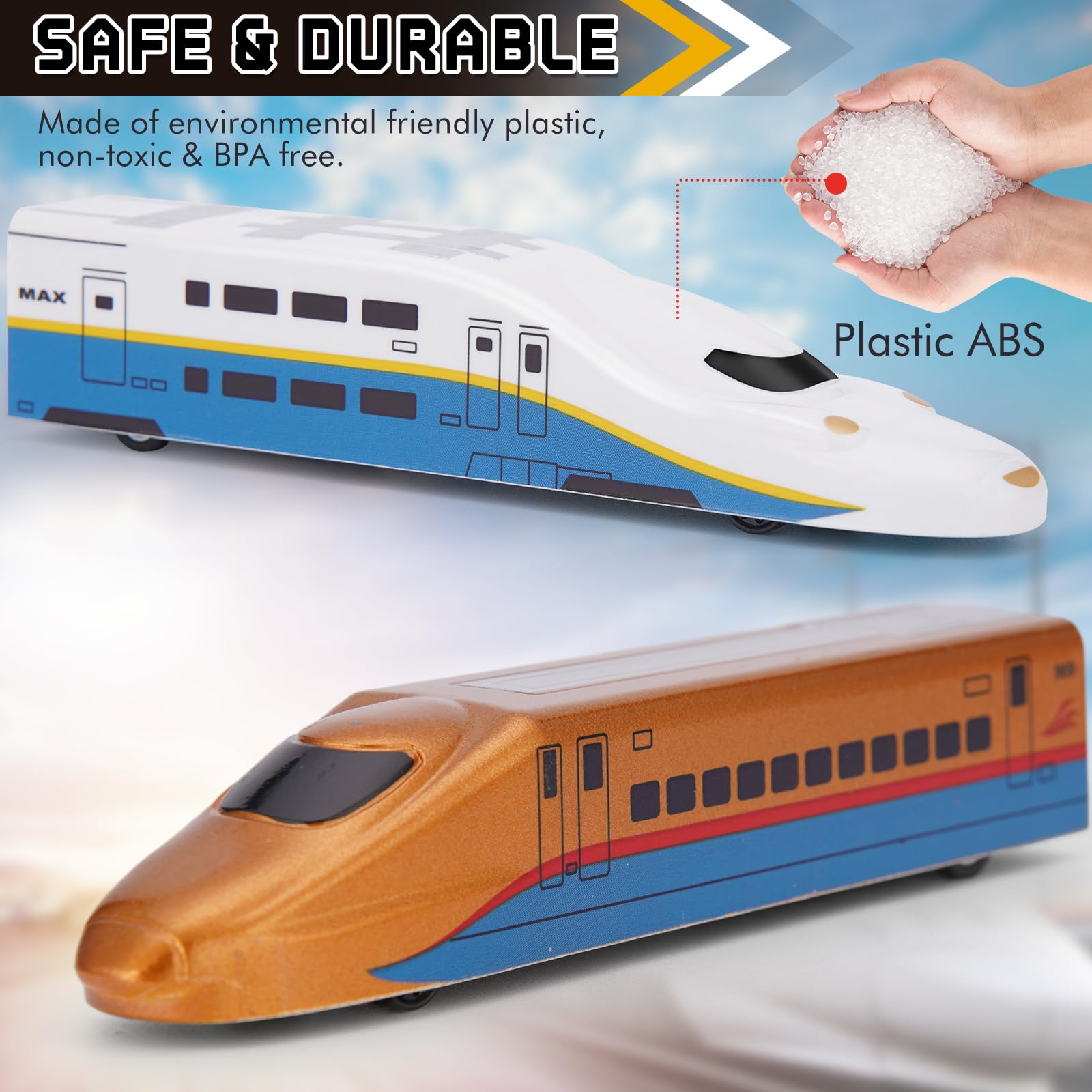 Crelloci Bullet Train twelve-pack box storage demonstrates easy organization and portability.