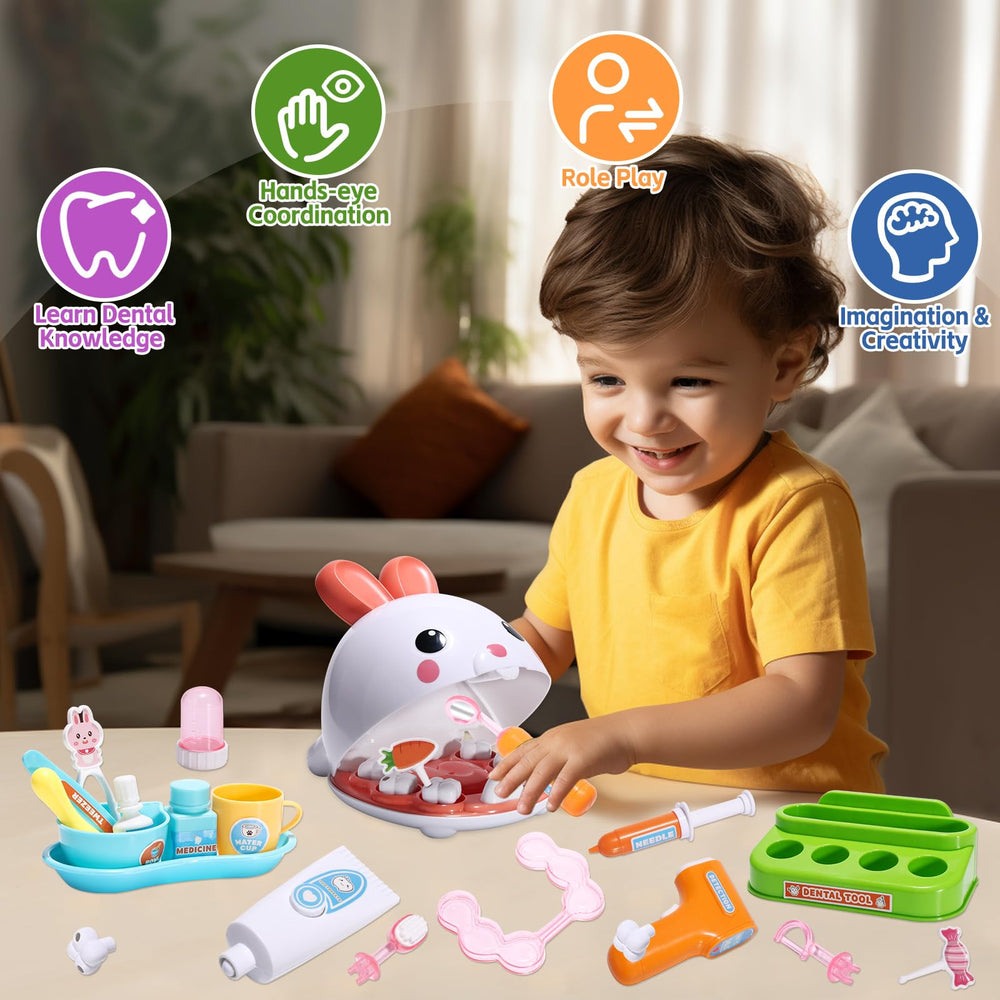 Crelloci cavity-exam pretend kit supports imaginative oral care scenarios