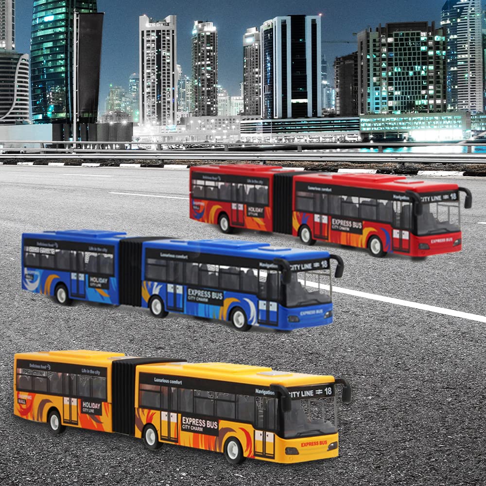 Crelloci City Bus Toy safe edges and smooth finish for kids