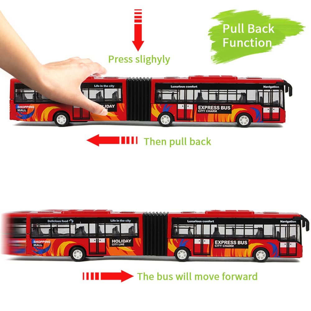 Crelloci articulated city bus design fits small hands for easy handling