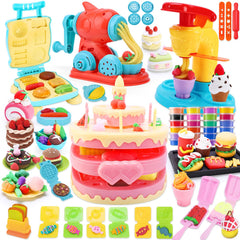 Crelloci ice cream maker dough tool for colorful pretend desserts and safe play.