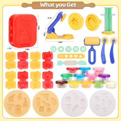Crelloci included cookbook-stamp for pretend cooking lessons