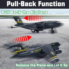 Crelloci pull-back jet requires no batteries for quick propulsive play.