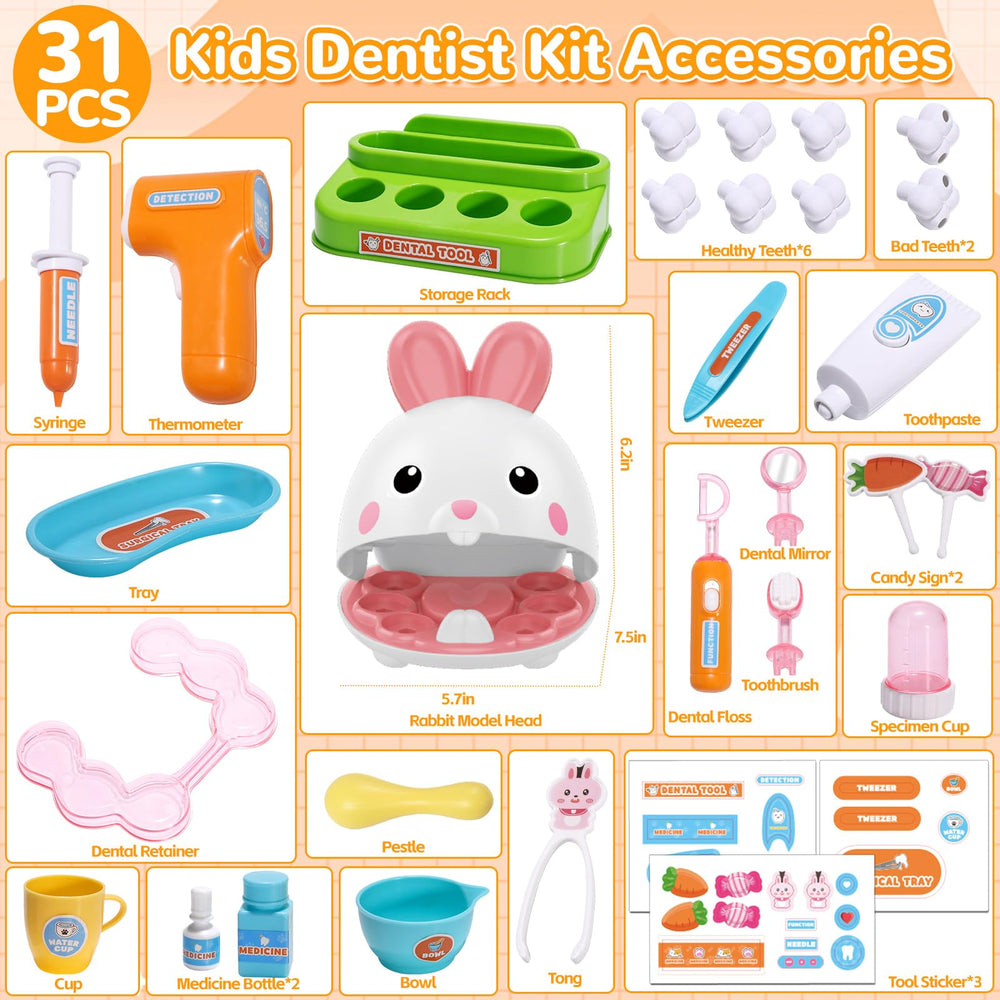 Crelloci safe durable ABS plastic ensures kid-friendly, burr-free play